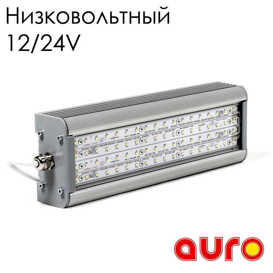 Низковольтный светодиодный светильник AURO-ПРОМ2-30 LVD 12V/24V/36V